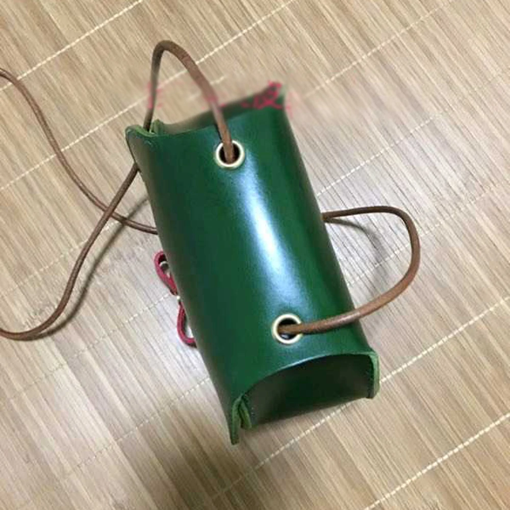DIY кожа ремесленный круглый гребешок для маленьких девочек с рисунком в стиле