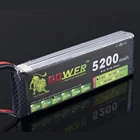 Литий-полимерный аккумулятор LION POWER 7,4 В 2S 5200 мАч 25C Литий-полимерный аккумулятор Радиоуправляемый вертолет Радиоуправляемый автомобиль Лодка Квадрокоптер дистанционное управление игрушки запчасти