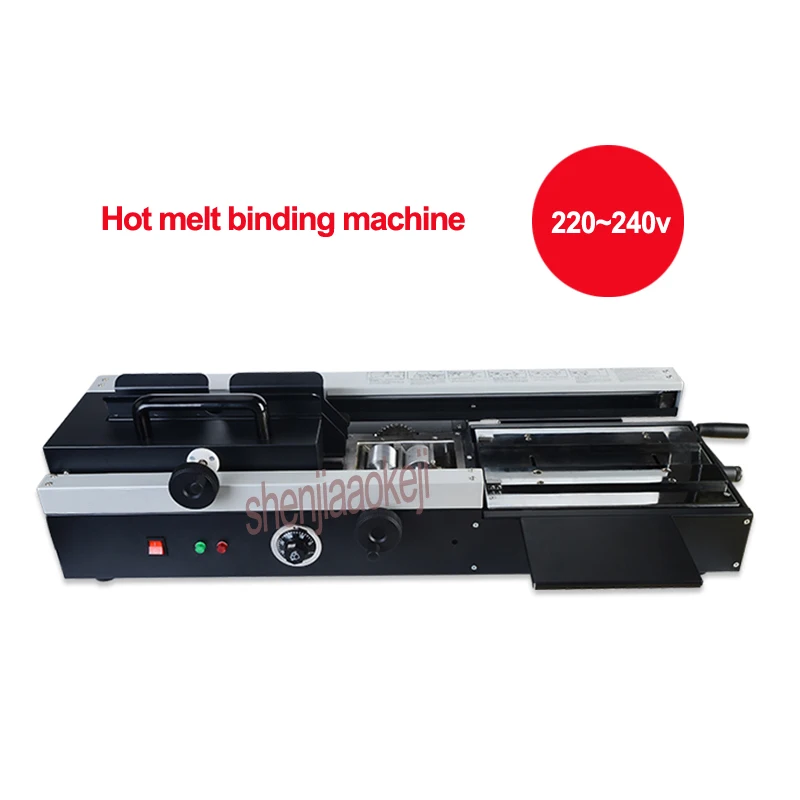 460A A4 Wireless Hot Melt Binding Machine Automatic Electric Heating Binder Book Binding Machine For Graphic Shop Office 1pc