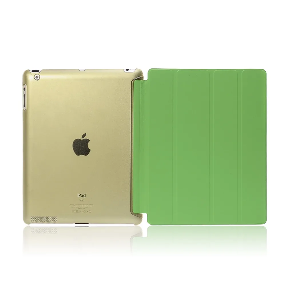 Чехол для iPad 2/3/4 из искусственной кожи сиамские корпус чехол для чехол-книжка Smart Cover Авто Режим сна/Пробуждение для A1460'A1459'A1458'A1416'A1430
