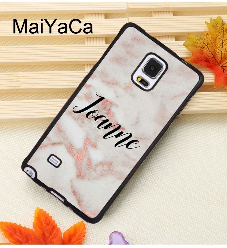 MaiYaCa Мрамор персонализированный именной чехол для samsung Galaxy A50 A70 A10 A20 A30 A40 S7 S8 S9 S10 S10e Note 8, 9, 10, плюс