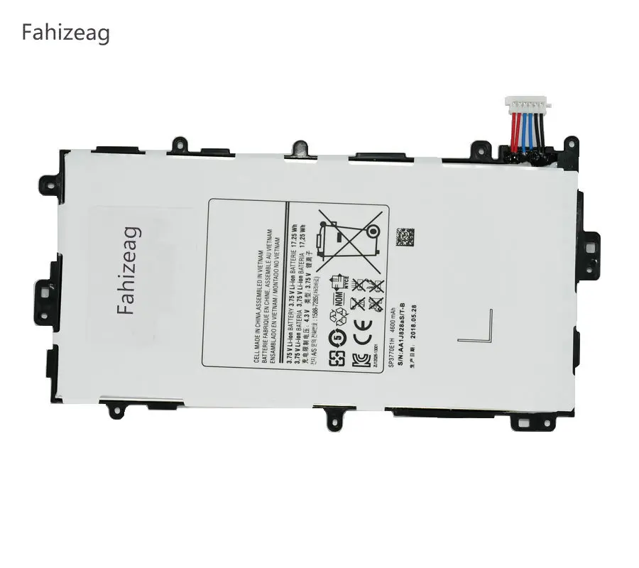 Сменный аккумулятор Fahizeag SP3770E1H 4600 мАч для планшета Samsung Tab Note 8 0 510 3G N5100 | Мобильные