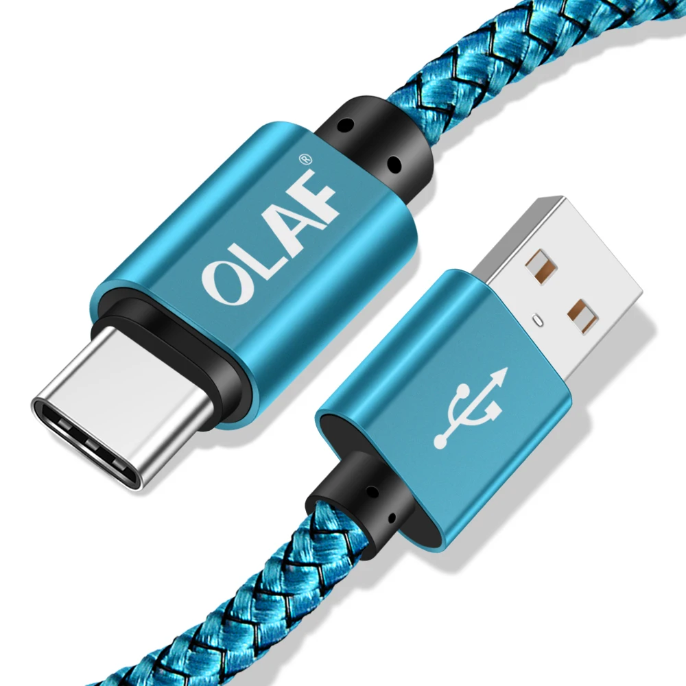 Кабель для быстрой зарядки OLAF 3 м USB Type C UBS-C 2 А кабель синхронизации данных и