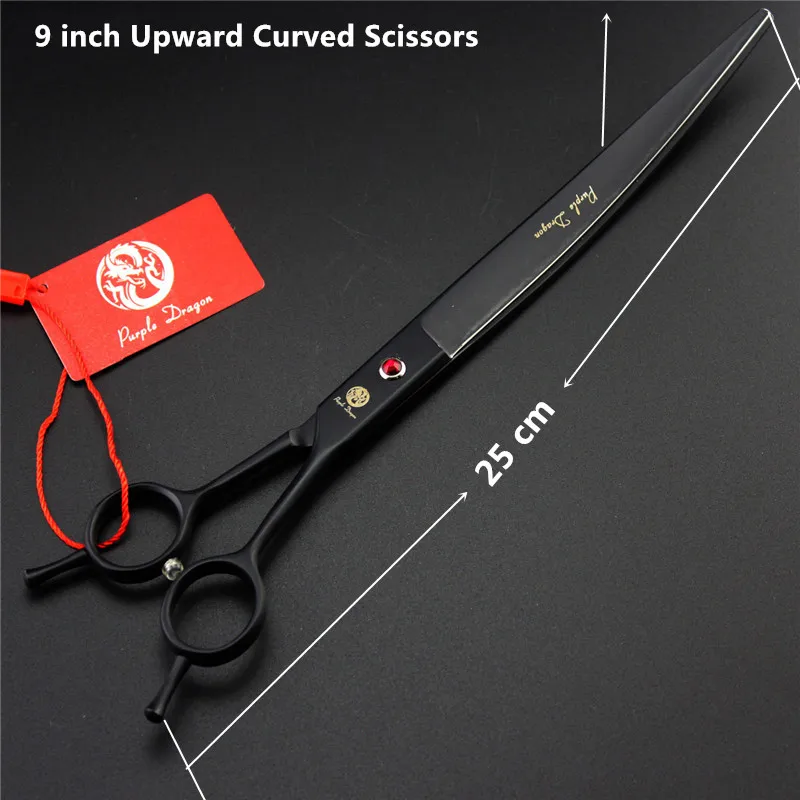 Фиолетовые ножницы для домашних животных с драконом 9-дюймовые собак и кошек