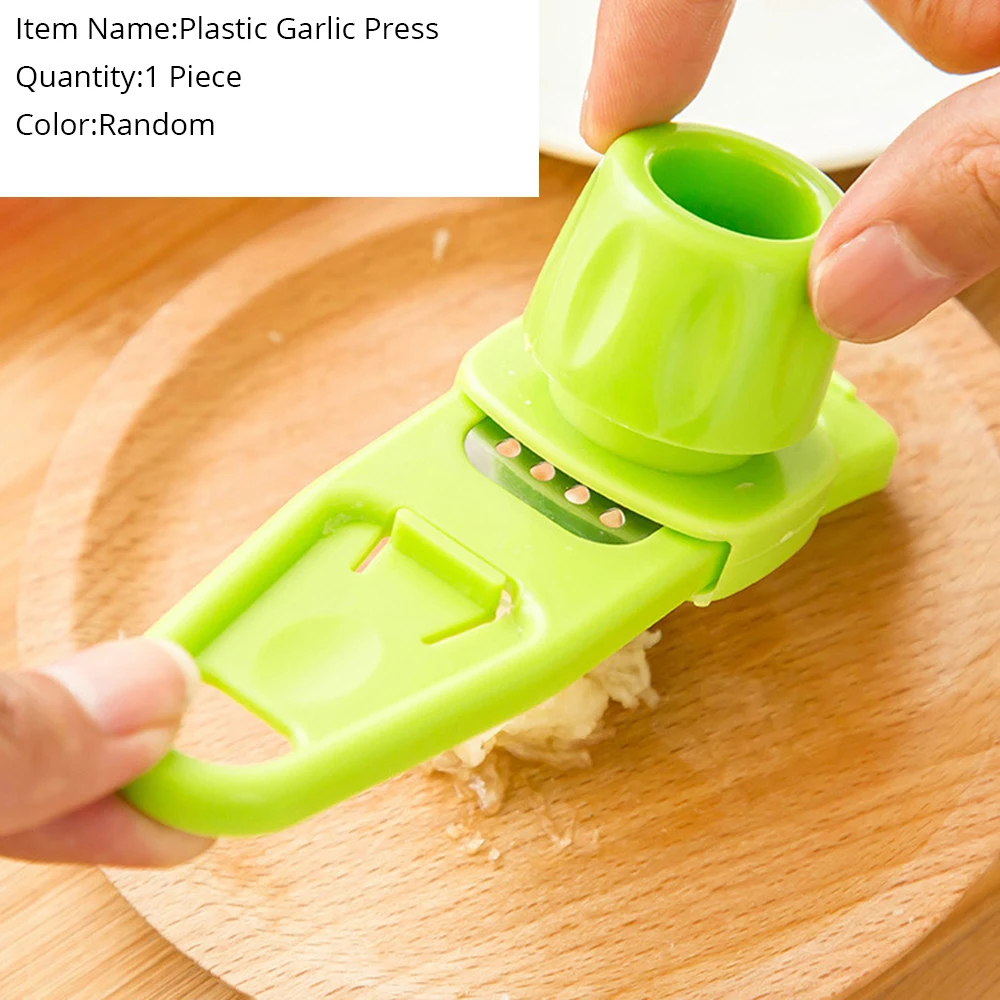 1Pc Garlic Press Unibird 1 шт., кухонный чесночный пресс-нож, терка для измельчения имбиря, рубанок, слайсер, вкусовые гаджеты для приготовления пищи, аксессуары - Цвет: 1Pc Garlic Press