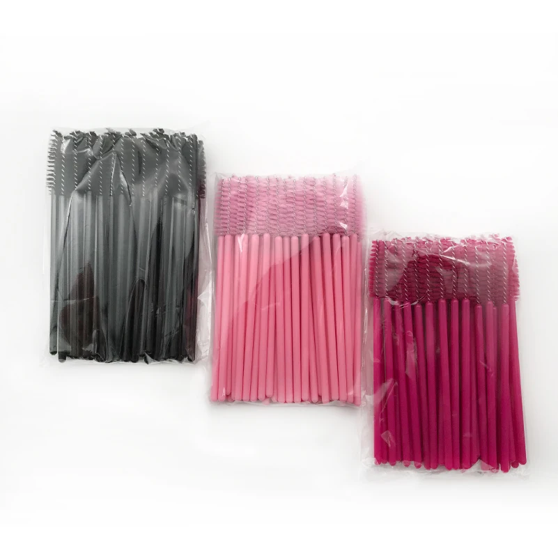 

50pcs Eye lash extension brush, Mascara Eyelash Make Up Brush ,Disposable Mascara Wand ,Mascara wand brushes
