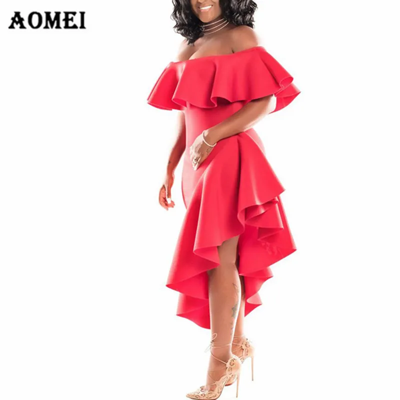 Женское необычное сексуальное платье топ с открытыми плечами вечерние