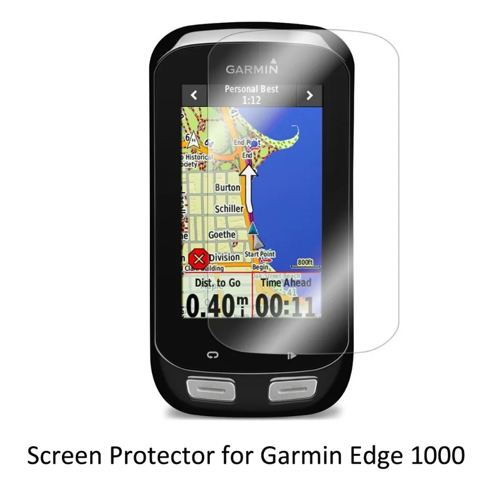 Cubierta protectora de pantalla para entrenamiento de ciclismo, Protector de pantalla para GPS antiaraÃ±azos, Garmin Edge 1000 Edge1000, 3 unidades