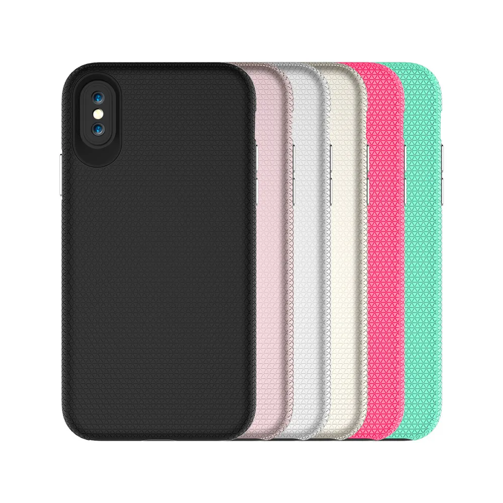 Новое поступление ТПУ + ПК противоударный силиконовый чехол для iPhone X 6 7 8 Plus