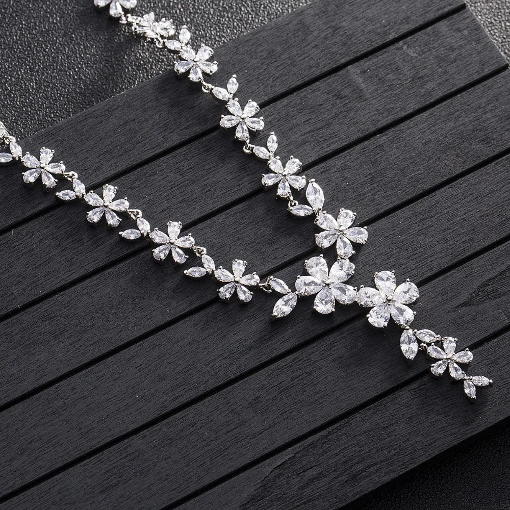 SINZRY Лидер продаж новый дизайн модные Роскошные Ювелирные наборы с цветами для