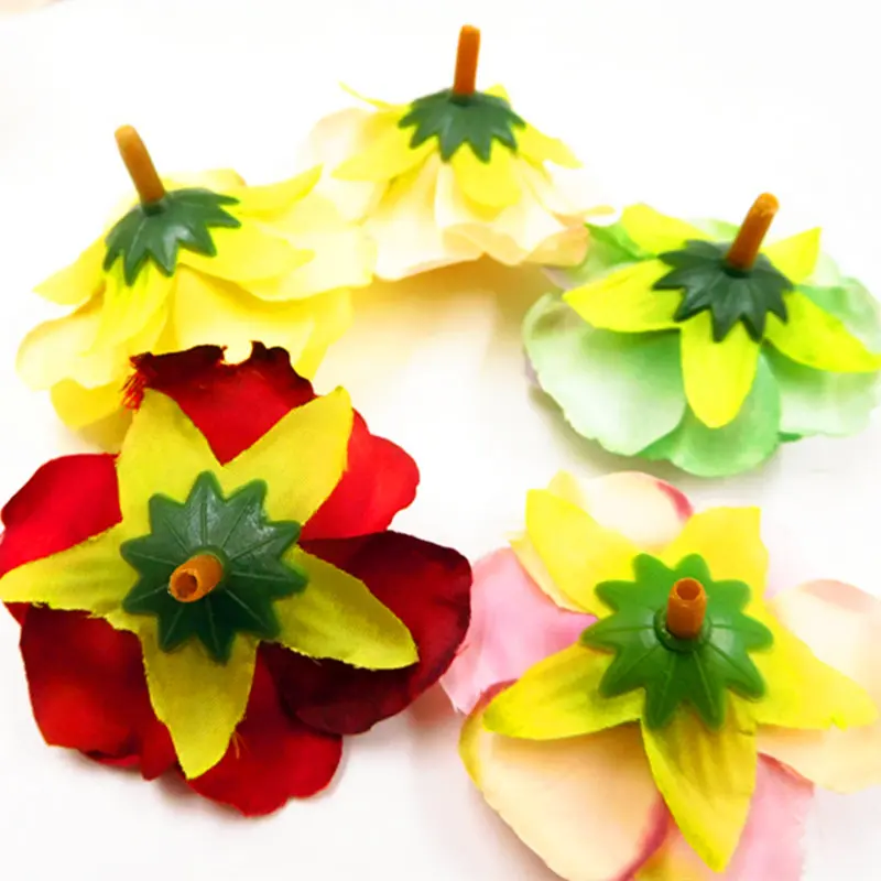 10 шт. (5 см/a) искусственная шелковая Мини головка розы/домашний садовый декор для