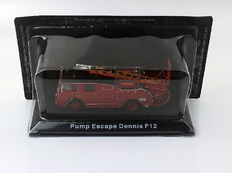 Игрушечный автомобиль с насосом A tlas 1:72 игрушечный из сплава пожарным двигателем