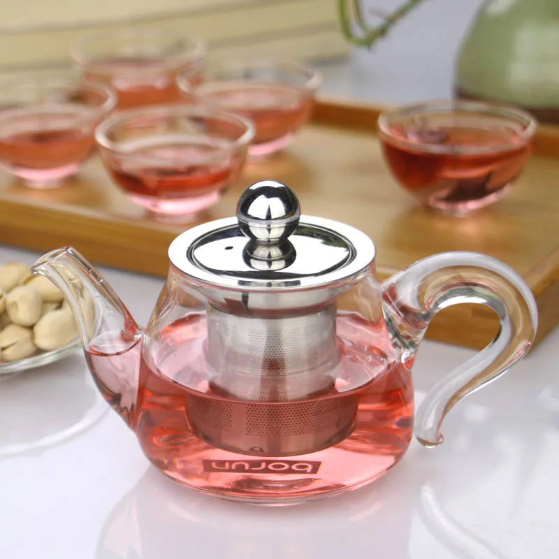 Устойчивый к высоким температурам утолщенный чайник черный чайный цветочный