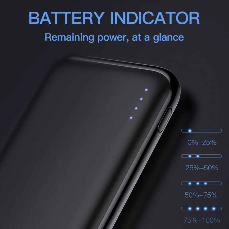 KUULAA power Bank 10000 mAh Портативная зарядка Poverbank USB Внешнее зарядное устройство для Xiaomi Mi