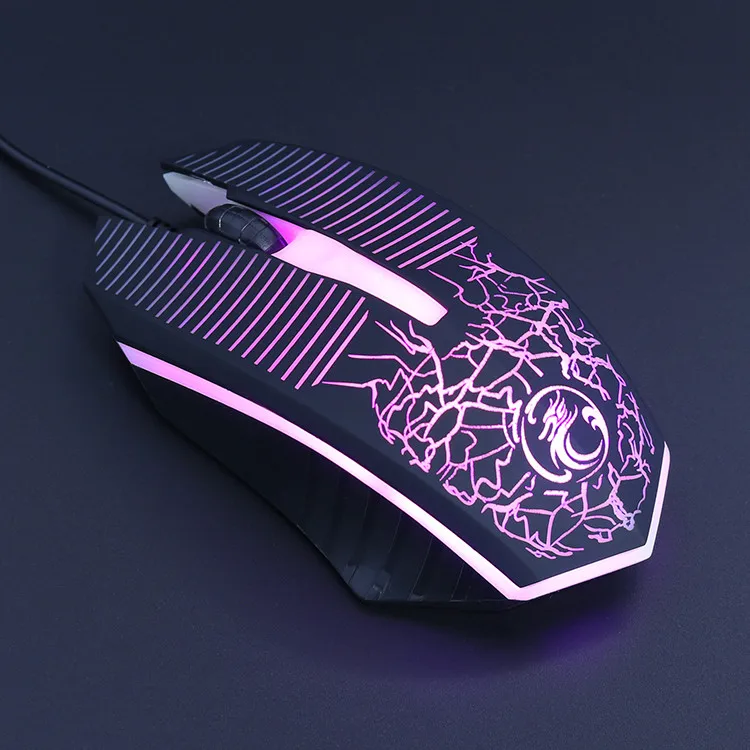 IMICE M8 USB кабель со светодиодной подсветкой с линией игровой мыши Rato 3 кнопочный