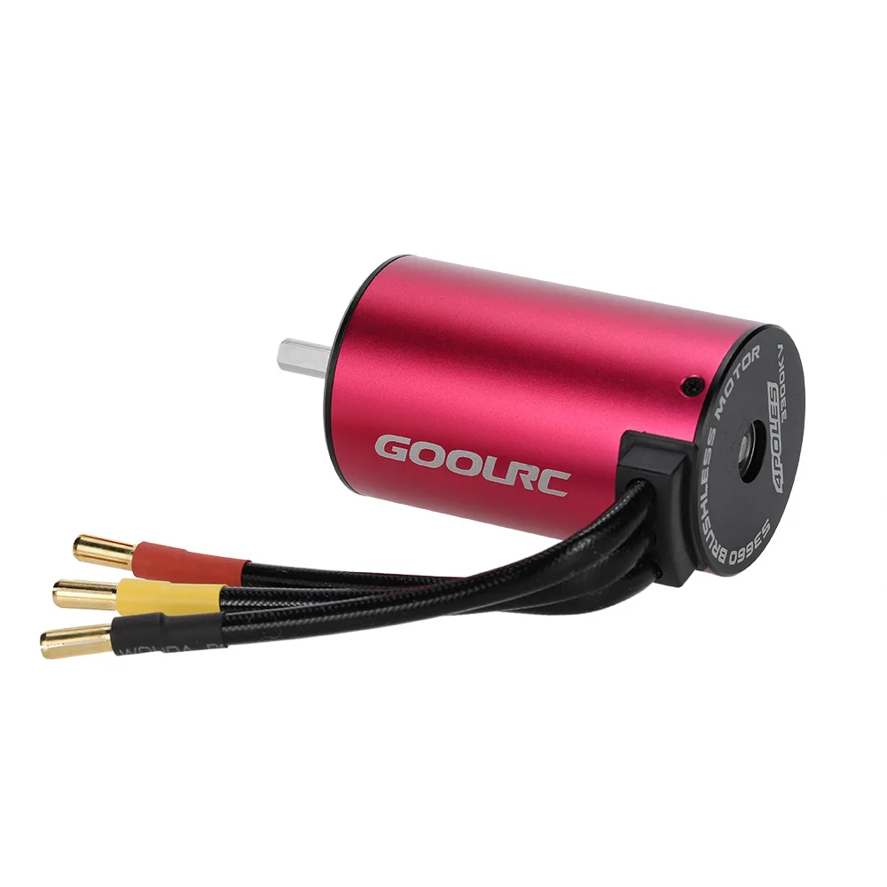 Оригинальный бесщеточный двигатель GoolRC S3660 3300KV 4 полюса для 1/10 запчастей