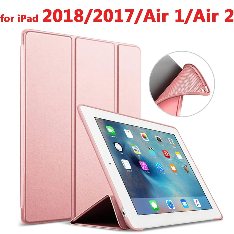 1817air12meiguijin Умный чехол для Apple, iPad 9,7 /, чехол для iPad 5 6 Air 1 2 3 /i Pad Pro 10,5, Ультратонкий чехол из искусственной кожи - Цвет: 1817air12meiguijin