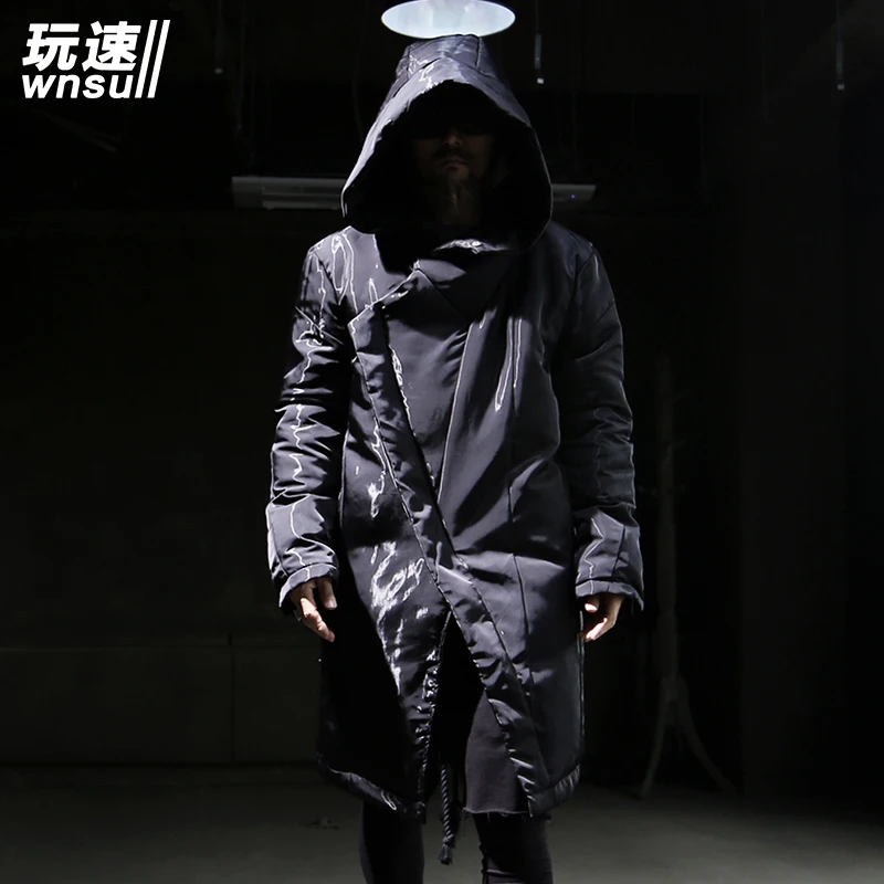Новинка 2017 Мужская зимняя одежда модная теплая куртка с капюшоном плотное
