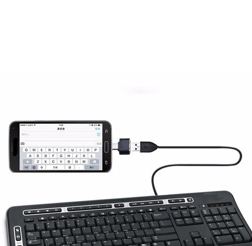 Ahowie Mini OTG USB кабель адаптер Micro к для планшетных ПК Android Samsung HTC Xiaomi sony|Переходники и