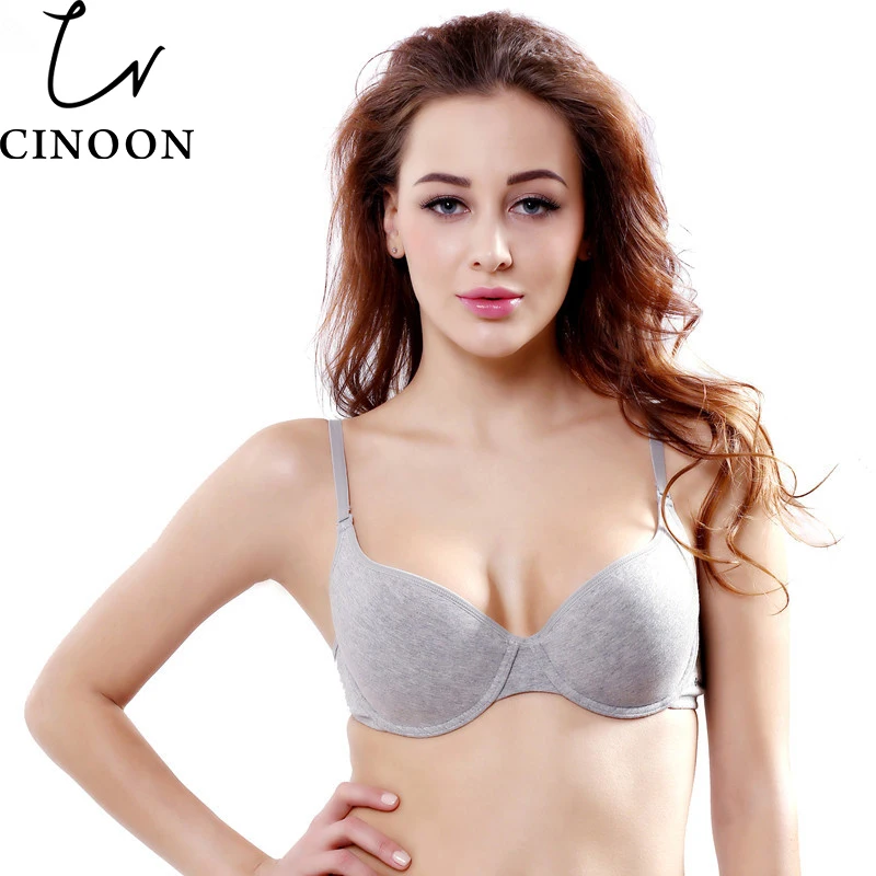 Бюстгальтер женский хлопковый с чашками пуш ап большого размера|c cup|bra bpush bra |