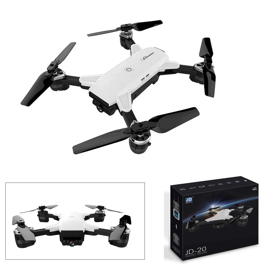 Дроны с камерой JD 20 JD20 WIFI FPV 2 мегапиксельной широкоугольной высоким режимом