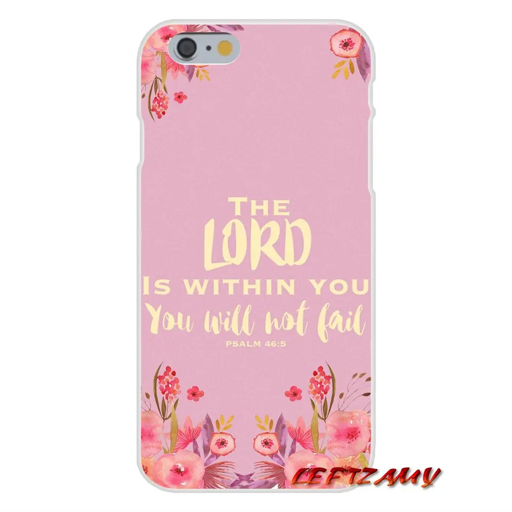 Силиконовые чехлы для телефонов iPhone X XR XS MAX 4 4S 5 5S 5C SE 6 6S 7 8 Plus ipod touch Bible verse Phillips Jesus
