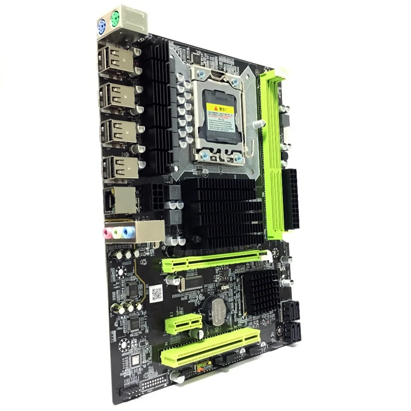 X58 Материнская плата Lga 1366 Ddr3 Ecc/Reg поддержка памяти для Xeon X5550 X5675 X5680 X5690 E5520 E5540