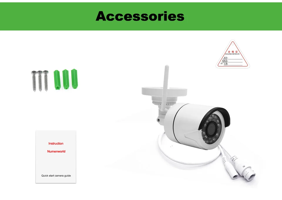 Беспроводная ip-камера HD 2.0MP 1080 P, сетевая Onvif, уличная безопасность, водонепроницаемая, ночное видение, CCTV, система видеонаблюдения