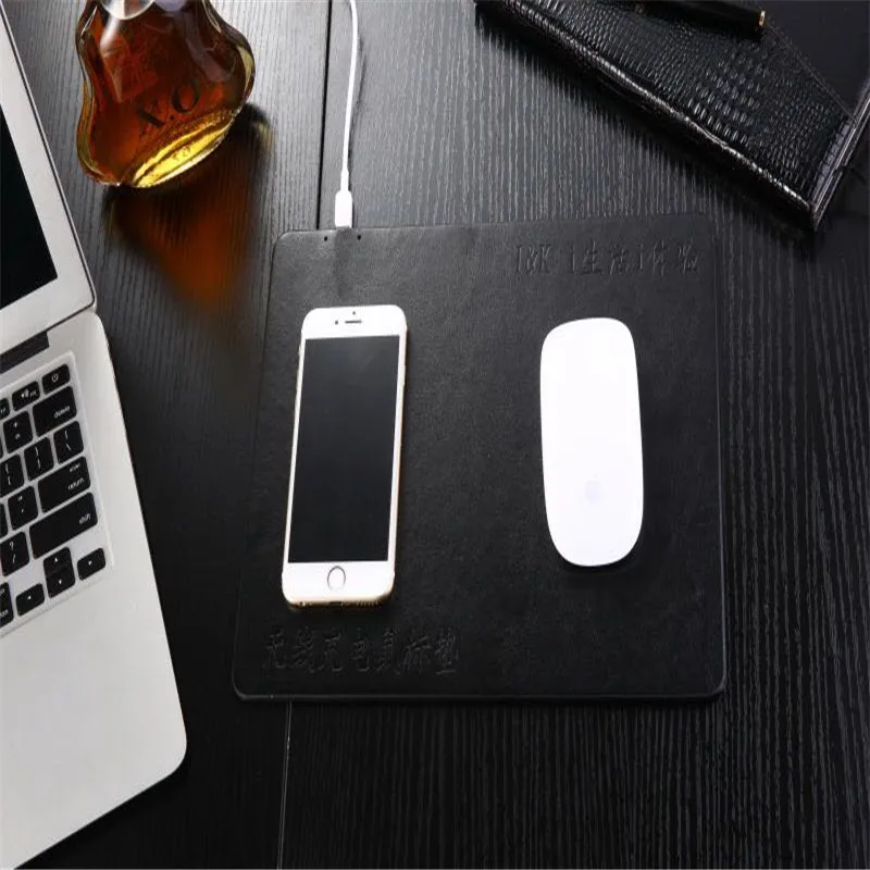 Беспроводное зарядное устройство Qi Quick Charge для iPhone 7 6 6S 5 5S SE с ковриком мыши