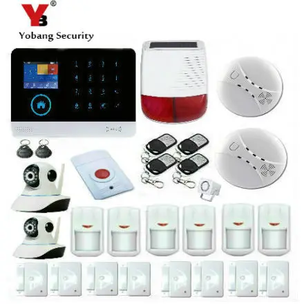 Yobang безопасности wifi GPRS SMS RFID снятие с охраны беспроводная наружная сигнализация