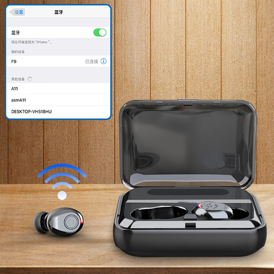 TWS, Bluetooth 5,0, беспроводные наушники, настоящие беспроводные стерео наушники, Hi-Fi спортивные наушники, гарнитура с микрофоном для телефона