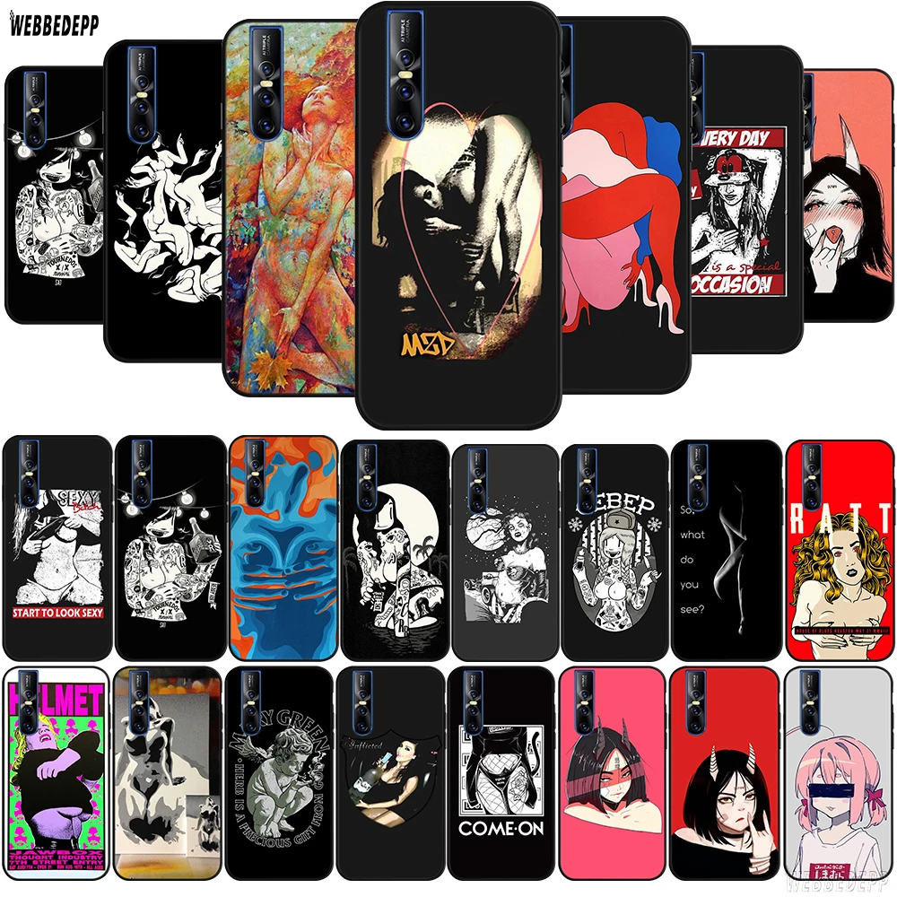 WEBBEDEPP чехол из ТПУ для vivo Y17 Y53 Y55s Y67 Y75 Y81s Y85 Y89 Y91 Y91C Y95 Y93 V5s V7 V9 | Мобильные телефоны и