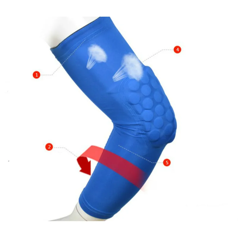 Высокие эластичные спортивные Длинные рукава для спортзала баскетбольные