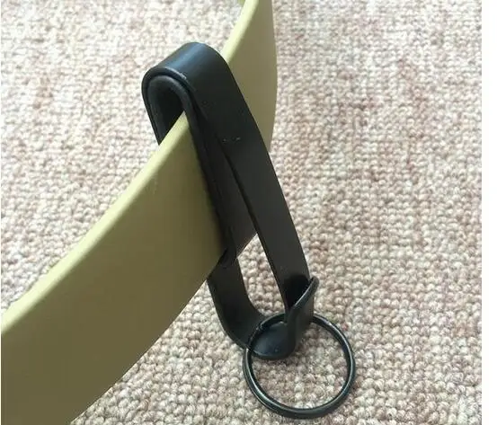 EDCGEAR открытый инструмент из нержавеющей стали зажим для ремня пружинный брелок с кольцом для ключей для подвешивания мелких предметов, таких как брелок-фонарик тоже