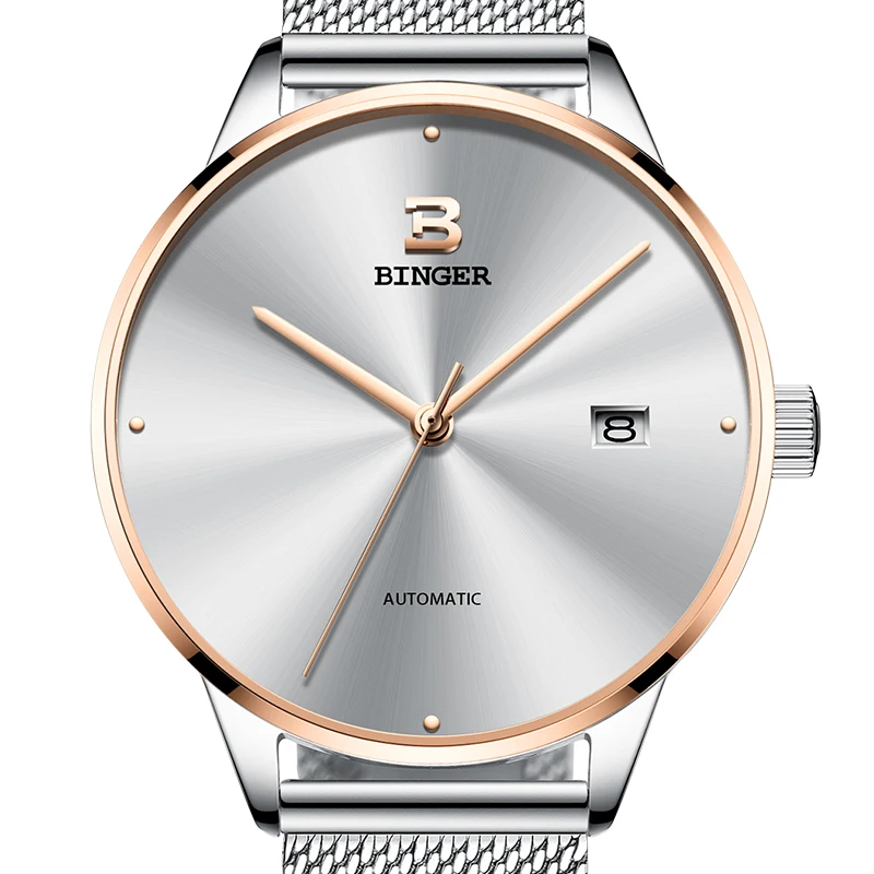 2018 новые мужские часы Бингер брендовые Роскошные автоматические механические