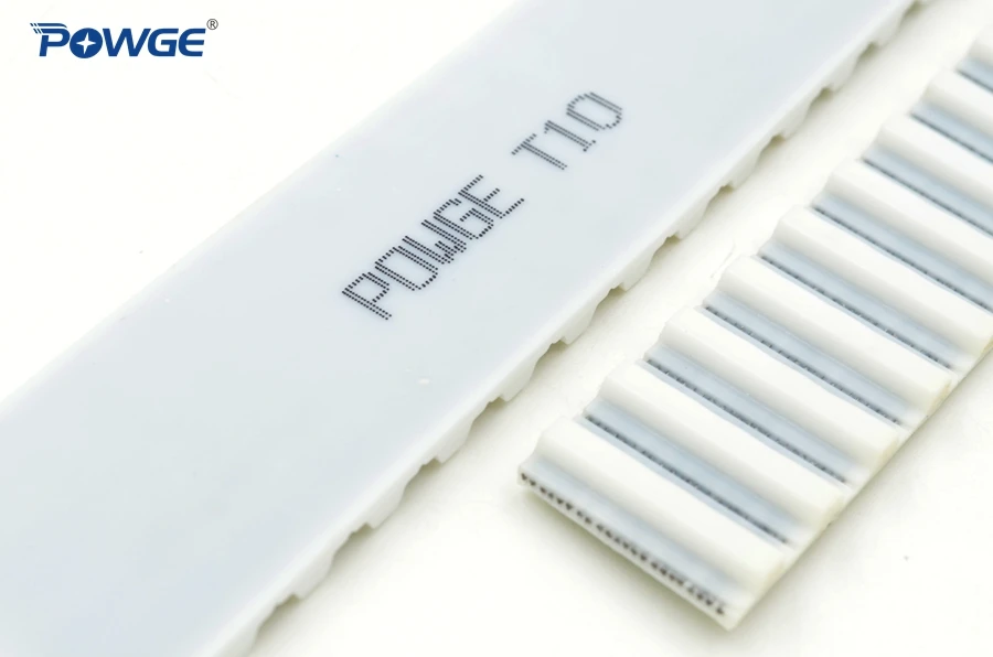 Открытый синхронный ремень POWGE Trapezoid PU T10 ширина 15/20/25/30/40/50 мм полиуретан сталь T10-15