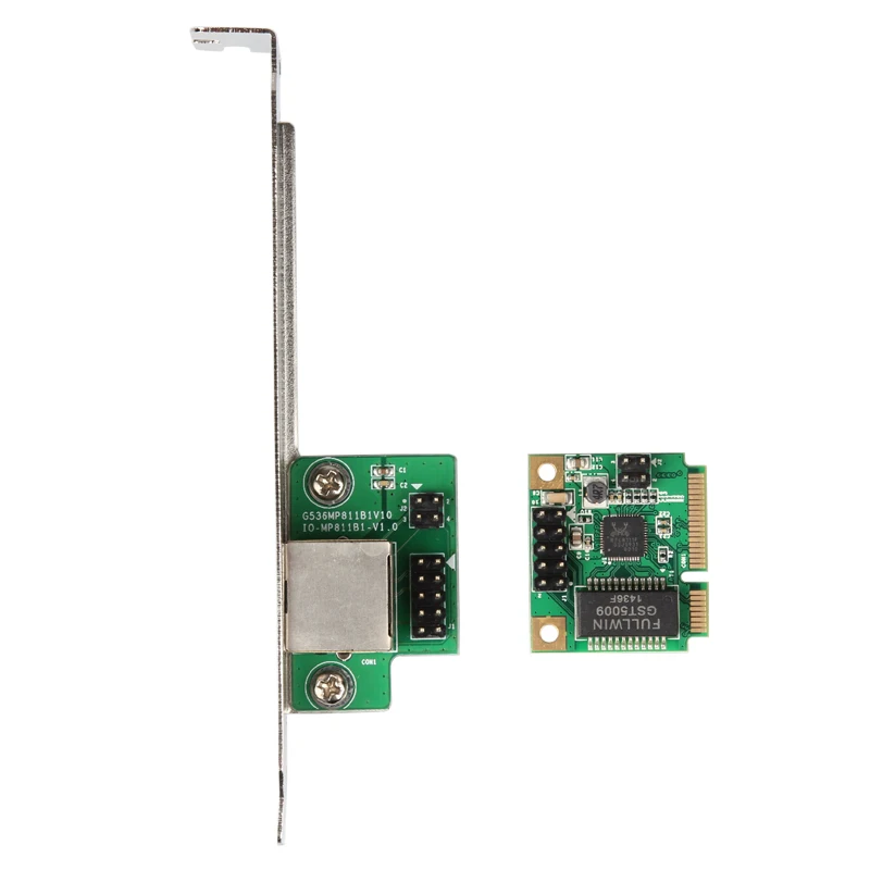 Хорошее Качество Mini PCI Express PCIe Gigabit Ethernet сетевой интерфейс адаптер 10/100/100M NIC карта