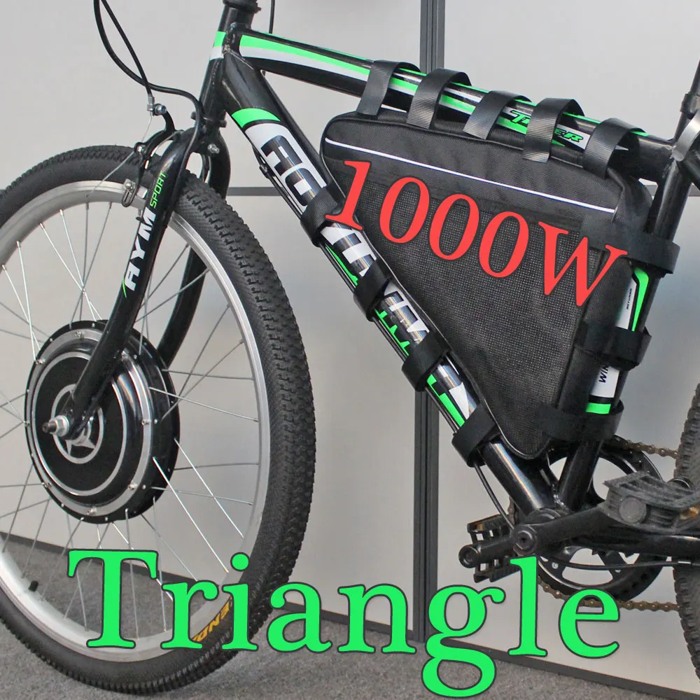 Треугольная батарея 52V 1000W электрический велосипед литий-ионный аккумулятор |