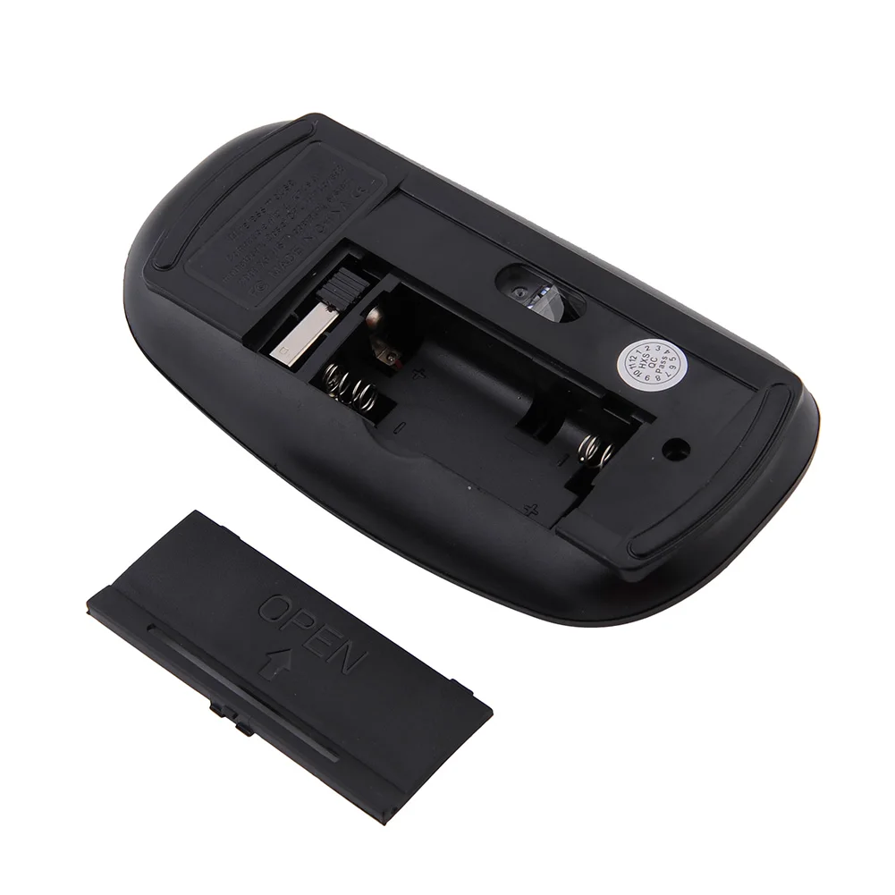 Новая USB оптическая беспроводная компьютерная мышь 2,4G приемник супер тонкая мышь для ПК Lapto