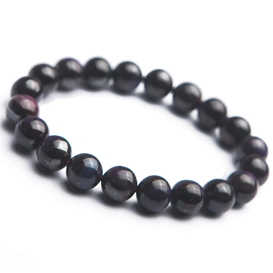 

Genuine Natural Sugilite Crystal Round Big Stone Bead Women Fashion Stretch Bracelet 10mm