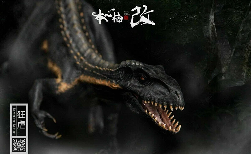 1/35 динозавр ПВХ модель животного Bereserker Rex фигурка-berserker raptor Indominus Rex 170035 170011 рогатый дракон