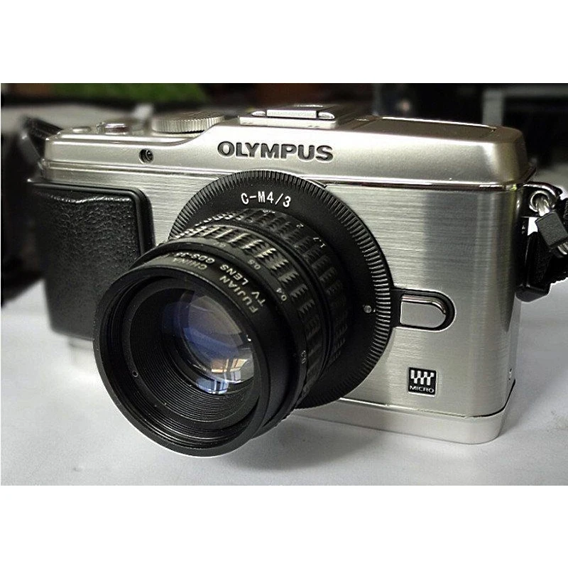 Fujian 25 мм F1.4 CC TV lens + C Mount для Micro 4/3 m4/3 Olympus EPL5 EPM3 EPL7 OM D EP1 EP2 EP3 EP6 EPL6 EPL3 E M5 M10|c mount|fujian 25mm