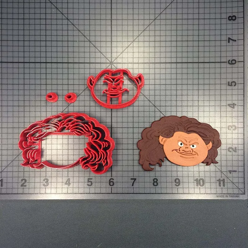Cartoon Moana Cookie Cutter Set Fondant Cupcake Top Mold Custom Made 3D Printed Cake Decorating Tools For Baking | Дом и сад