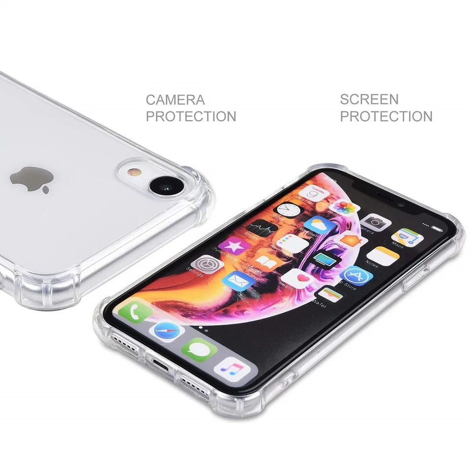 Роскошный чехол для iPhone X XS 8 7 6 s Plus Capinhas Ультратонкий Мягкий силиконовый из ТПУ XR