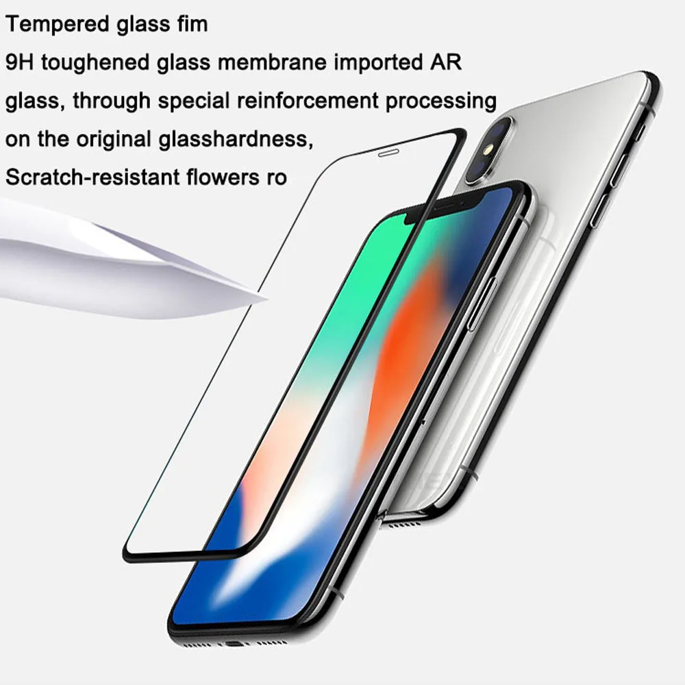 Защитная пленка для экрана из закаленного стекла Apple iPhone 11 12 Pro Xs Max X Xr 10 6 6S 7 8 Plus SE 2