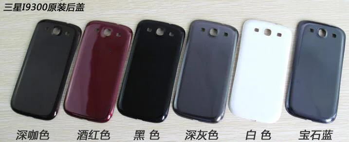 Оригинальная крышка батарейного отсека задняя корпуса чехол для Samsung Galaxy S3 i9300 i9305