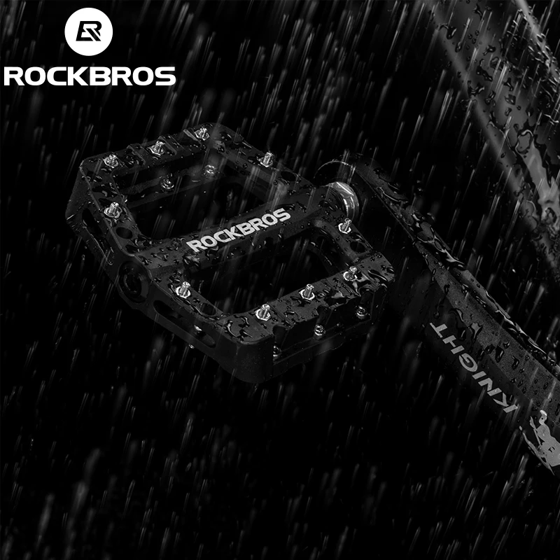 Велосипедные педали ROCKBROS нейлоновые ультралегкие прочные широкие подшипники