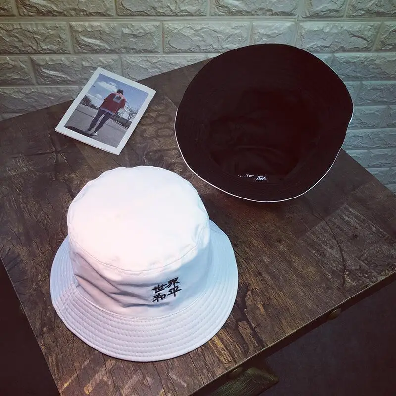 Двухсторонняя Двусторонняя Панама унисекс модные шапки Bob в стиле хип хоп Gorros