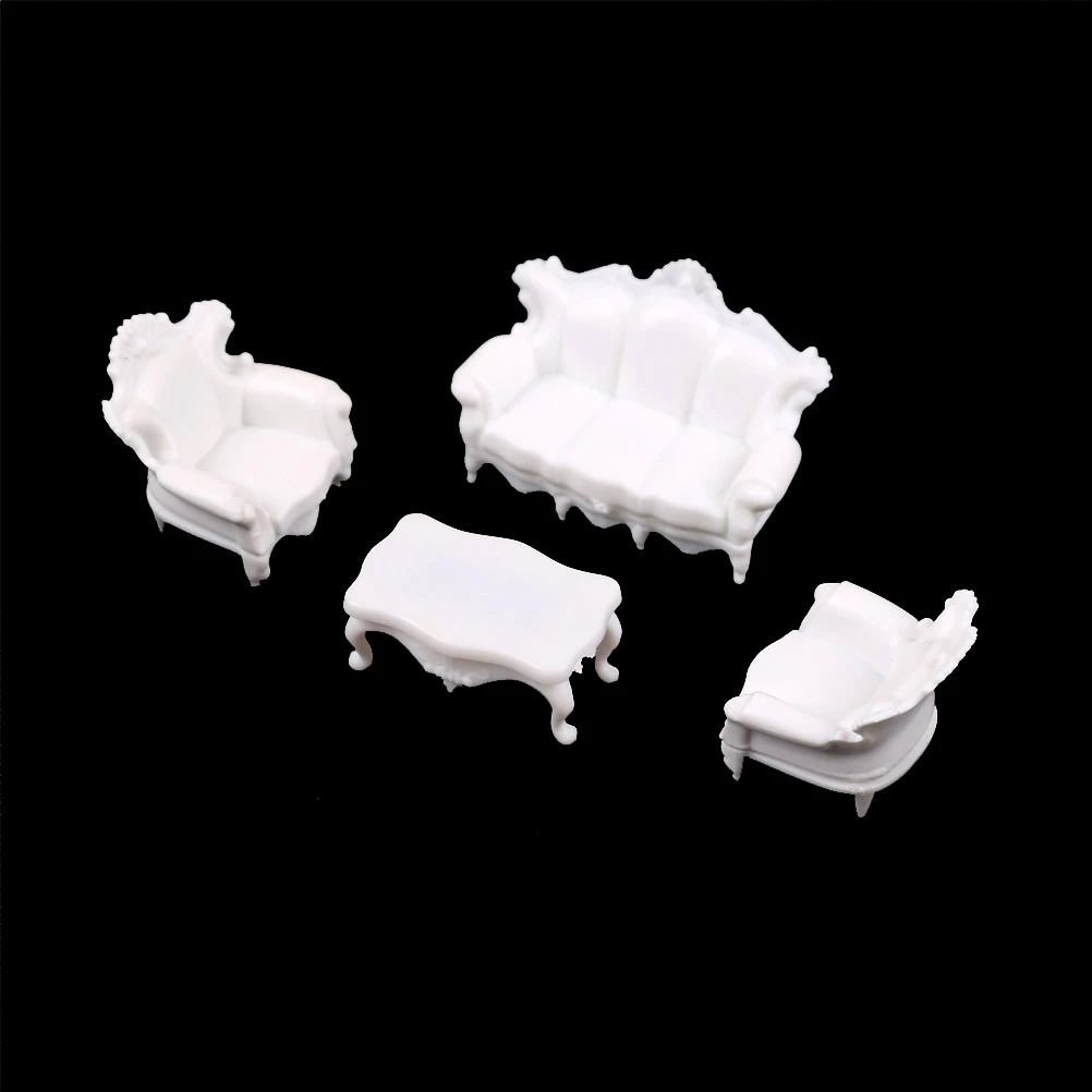 Набор пластиковых мебельных принадлежностей для кукольного дома Диванный диван