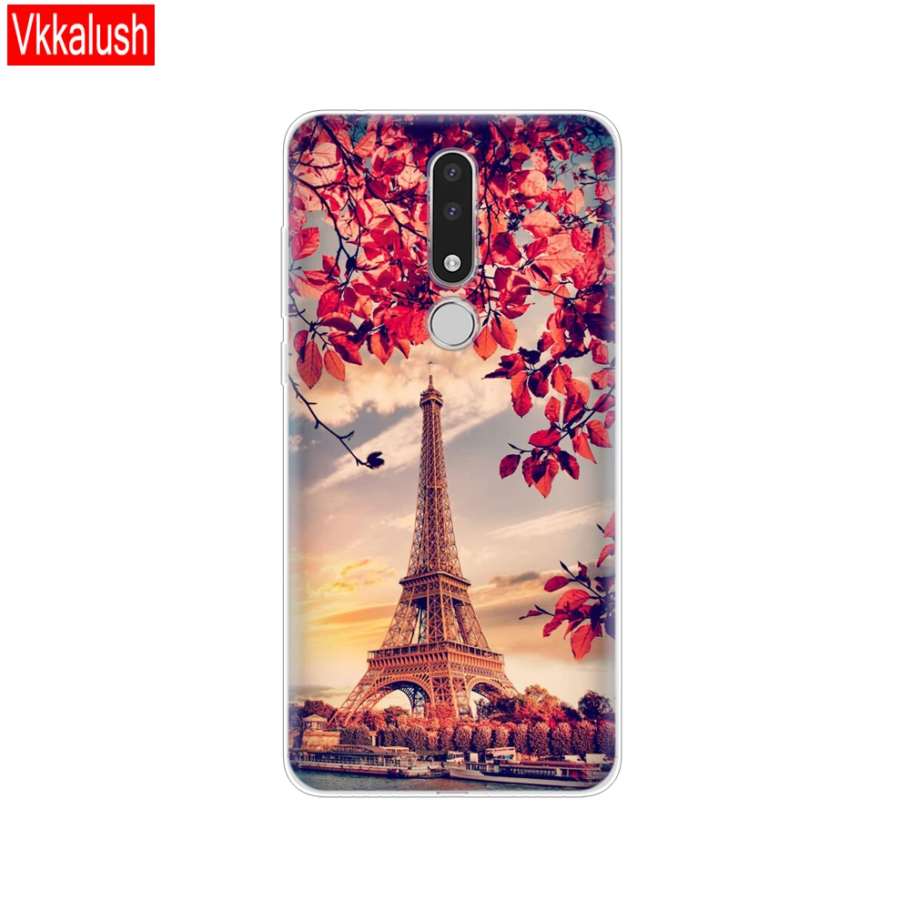 80157 Чехол для телефона Nokia 3,1 Plus, чехол, Забавный мультяшный силиконовый мягкий чехол на заднюю панель Nokia3.1 для Nokia 3,1 Plus, чехол, сумка bock - Color: 80157
